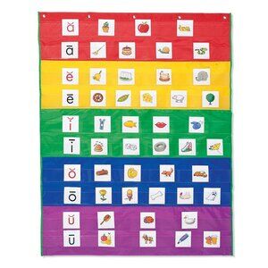 Learning Resources Rainbow Pocket Chart